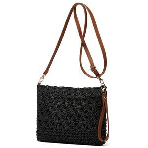 6752 Straw Beach Bags Rattan Purses Summer Straw Handwoven Bag Raffia
